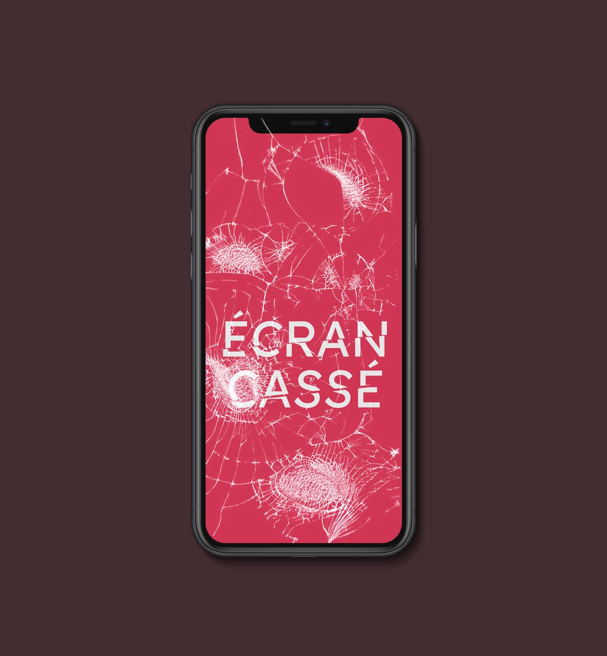 Écran cassé iPhone